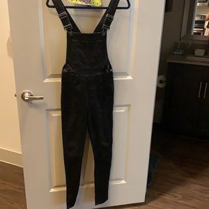 Cheap Monday Brand Black Skinny Overalls NWOT